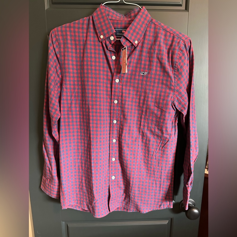 Vineyard vines boys button down shirt - size large (16) a new with tags!